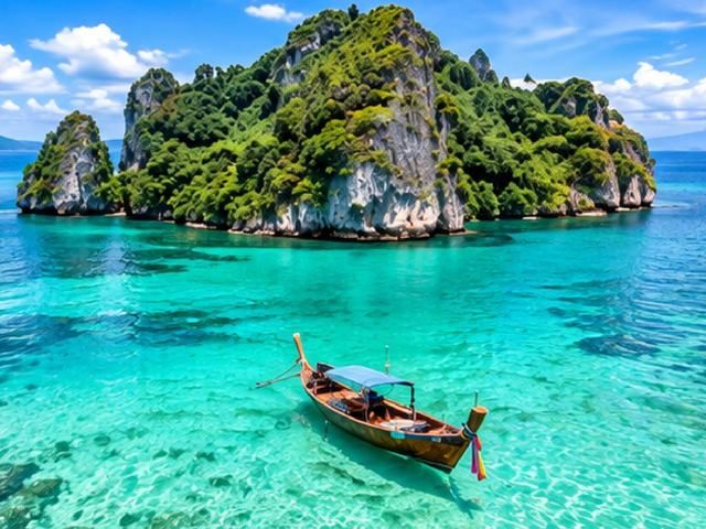 4 Islands Tour - Koh Lanta boat tour, Krabi Thailand