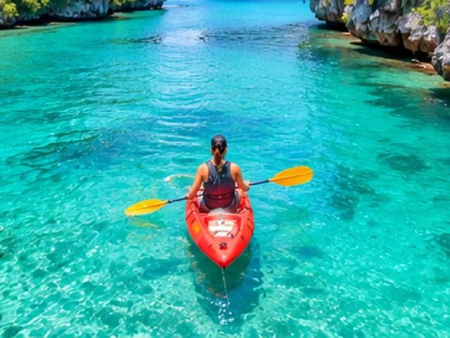 Kayaking - Koh Lanta boat tour, Krabi Thailand