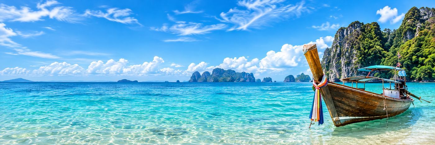 Longtail boat tour in Koh Lanta, Krabi, Thailand